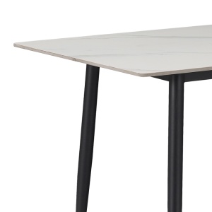 Set masa si scaune 5 piese Gustas-Giselle Gri 120x60x75 cm - Img 6