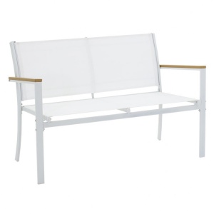 Set Masa si Scaune Lounge Jacie 4 Piese Alb - Img 3