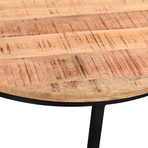 Set Masuta de cafea 3 buc Frina boho Natural 70x70x45 cm - Img 7