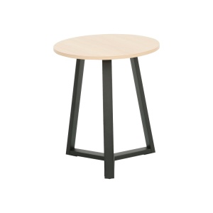 Set masute de cafea, 2 buc, Berton, Natural, 80x80x40 cm - Img 6