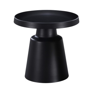 Set masute de cafea, 2 buc, Ginoze, Pako, Negru 70x70x38 cm - Img 4