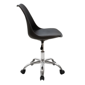 Set mobilier birou 3 buc Uni Negru 100x48x72 cm - Img 4