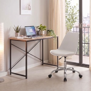 Set mobilier studenti birou si scaun birou, 2 buc, Minny, Stejar, 100x40x70 cm