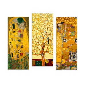 Set tablouri canvas (3 bucati) MDF0067 Multicolor 70x50 cm - Img 4