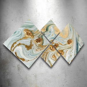 Set tablouri canvas (4 bucati) 4MDF665277676 Multicolor 60x115 cm - Img 2