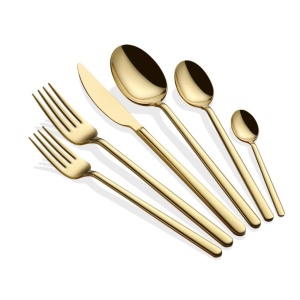 Set tacamuri 36 bucati Allegra Auriu 23.4x23.4x23.4 cm - Img 2