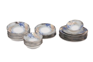 Set vesela de masa (24 bucati) GBSATN24Y4101615 Alb 25x25x2 cm - Img 9