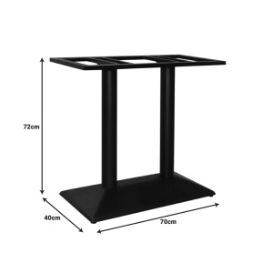 Suport blat masa Soutenir Pako World Negru 80x40x72 cm - Img 2