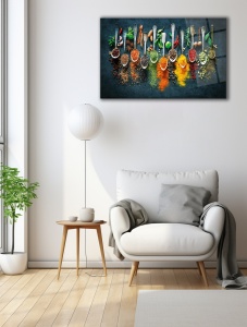 Tablou din sticlă temperată 0464 Multicolor 46x72 cm - Img 6