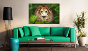 Tablou - Eyes of the jungle 120x80 cm - Img 2