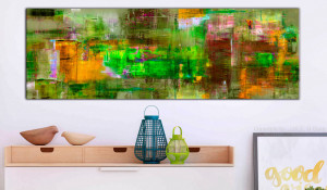 Tablou - Green Land 120x40 cm - Img 2