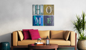 Tablou - Make yourself at home 40x40 cm - Img 2