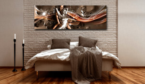 Tablou - Waves of Passion 120x40 cm - Img 2