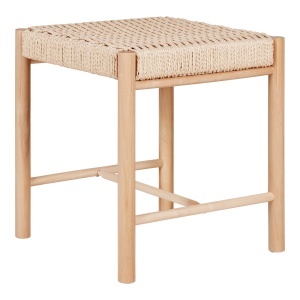 Taburet Abano, Natural, 42x42x46.5 cm - Img 4