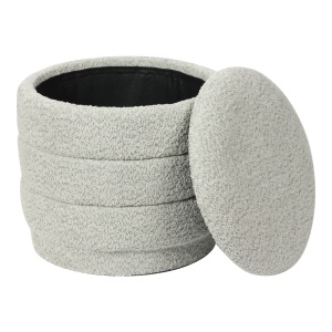 Taburet cu depozitare, Bettia, Mint, 41x41x38.5 cm - Img 2