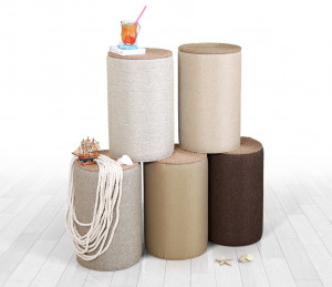 Taburet Faruk Camel 32x53 cm - Img 3