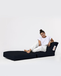 Taburet puf beanbag de gradina Siesta Negru - Img 6