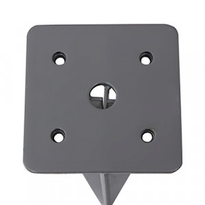 Tarus metal, Songmics, Gri, 46x11.5x11.5 cm - Img 6