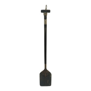 Vasla decorativa de perete Boon Negru 20x3x120 cm