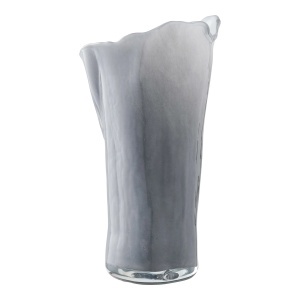 Vaza decorativa, Gri, 12.5x13x24 cm