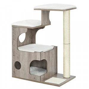Ansamblu pisici, Feandrea, Gri, 66x42x88 cm - Img 2
