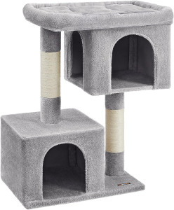 Ansamblu pisici, Feandrea, Gri deschis, 68×48×101 cm - Img 2