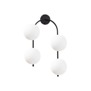 Aplica de perete Jewel Negru 40x26x62 cm - Img 5