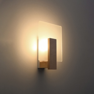 Aplica Lappo din lemn, Natural 16x12x30.5 cm - Img 3