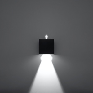 Aplica perete LED Luca Negru 3000K 10x10x10 cm - Img 6