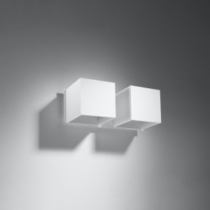 Aplica perete Quad Alb 26x12x11 cm - Img 2