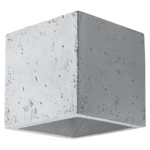 Aplica perete Quad din beton Gri 10x12x10 cm