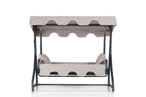 Balansoar cu 3 locuri Olea 4 Multicolor 200x165x110 cm - Img 3