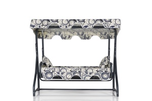 Balansoar cu 3 locuri Olea 5 Multicolor 200x165x110 cm - Img 3