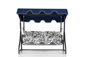 Balansoar cu 3 locuri Olea 6 Multicolor 200x165x110 cm - Img 4