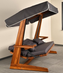 Balansoar cu 3 locuri Sia 2400 Antracit 236x190x175 cm - Img 2