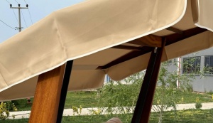 Balansoar cu 3 locuri Sia 2400 Bej 236x190x175 cm - Img 6