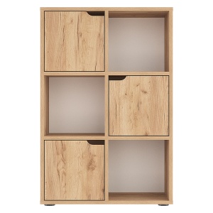 Biblioteca Bookel din lemn de stejar 59.5x27.5x89 cm - Img 3