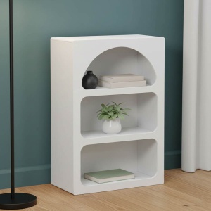 Biblioteca Emersi Alb 70x35x100 cm - Img 2