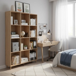 Biblioteca Firenze Sonoma 107x28x28x178 cm