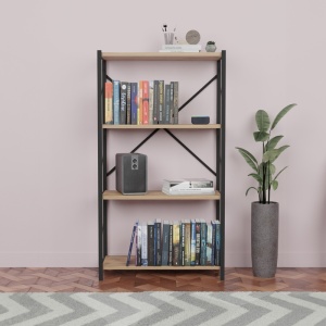 Biblioteca Jackrey Pako World Stejar 60x30x114 cm - Img 2
