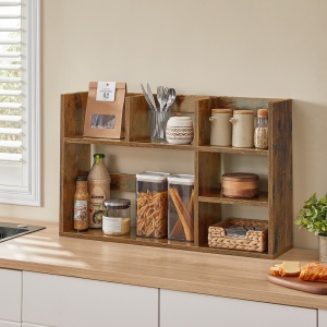 Biblioteca Vasagle, Maro Rustic, LBC815B02, 80 x 20 x 50 cm - Img 5