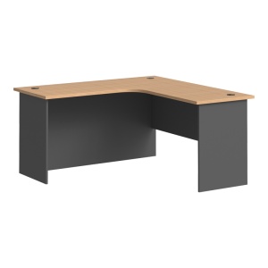 Birou coltar Fesialo, Antracit, 150x150x75 cm - Img 2