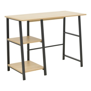 Birou Ferje Negru 100x48x75 cm