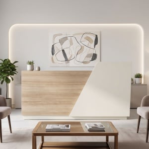 Birou Kalu, Bej, 180x60x105 cm