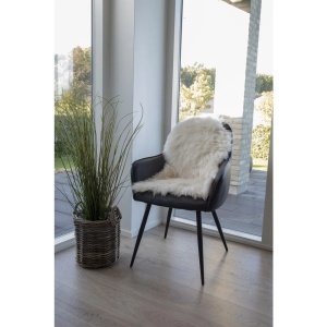 Blana artificiala decorativa de miel, Ivory, 85x50x6.5 cm
