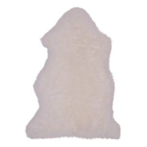 Blana decorativa de miel, Alb, 85x50x5 cm - Img 4