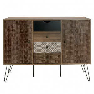 Bufet Boho Walnut 122x39.5x86 cm - Img 5