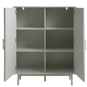 Cabinet PALMA, Gri deschis, 40x125x100 cm - Img 3