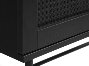 Cabinet PENSACOLA, Negru, 40x135x80 cm - Img 2