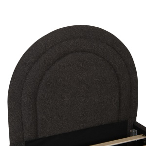 Cadru de pat extensibil, Arcuate, Antracit, 214x107.5x115 cm - Img 6